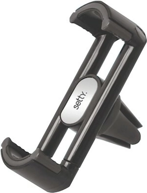 Setty uchwyt samochodowy na kratkę wentylacyjną, czarny