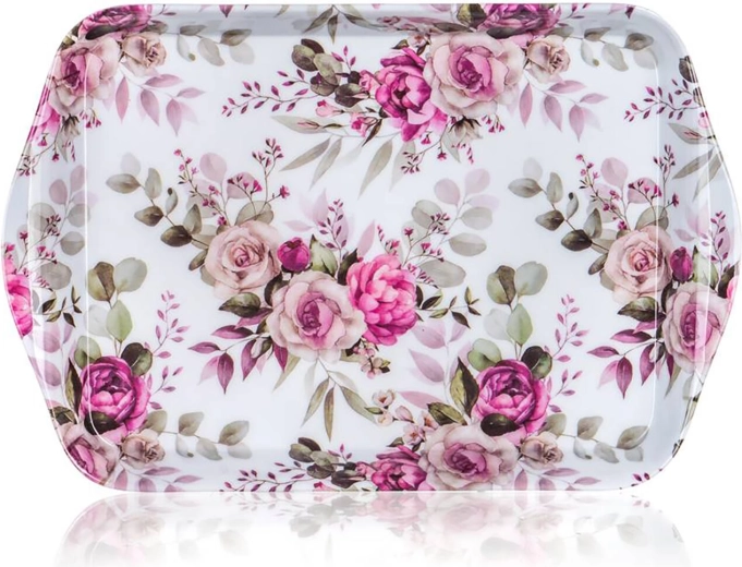 Taca z melaminy 21 × 14 cm Rose