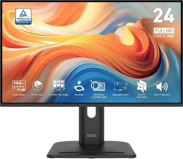 MSI PRO MP245PGN 23,8" monitor LED FHD 144 Hz czarny