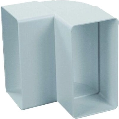 Pionowe kolanko CKP 2×110×55 mm do płaskich kanałów