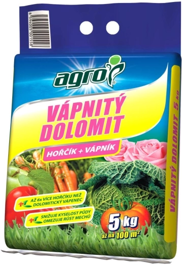 Dolomit wapniowy – nawóz ogrodniczy 5 kg AGRO