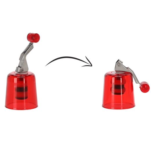 Korek zaciskowy z pierścieniem do butelek 0,5–1,5 l, zestaw 12 szt.