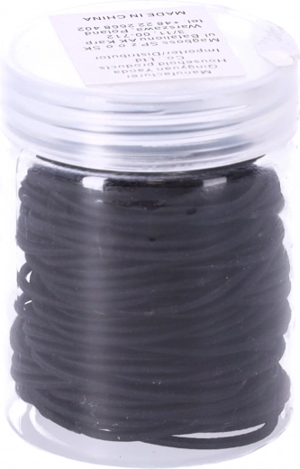 Zestaw gumek do włosów - czarny