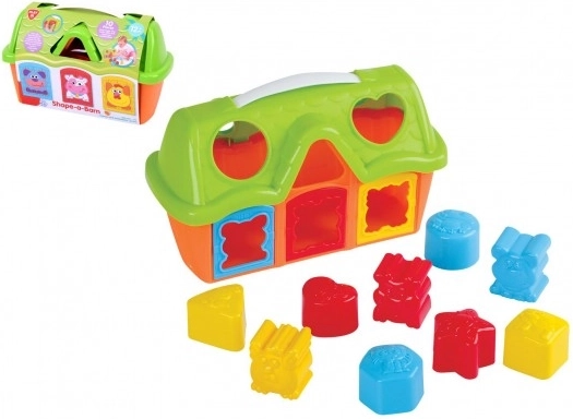 Sorter stodoła – domek do sortowania ze zwierzątkami i kształtami