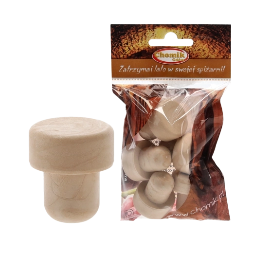 Syntetyczne korki do wina 19 mm – opakowanie 5 szt.