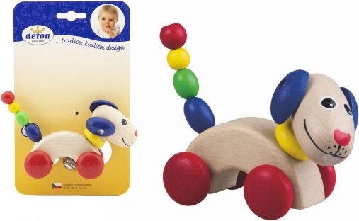 Detoa jeżdżący piesek z dzwoneczkiem