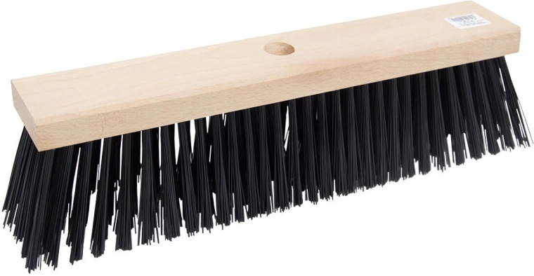 Szczotka drogowa na kij 40 × 8 cm, drewniana, włókna PET 9 cm