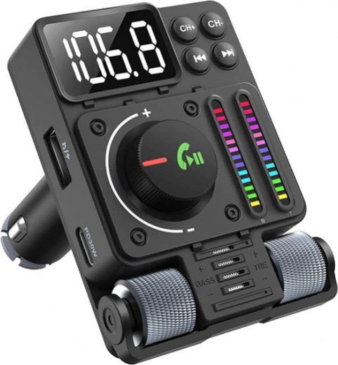 Bluetooth FM transmitter do auta z PD 30 W