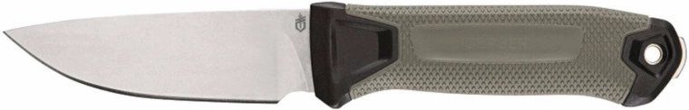 Gerber StrongArm Camp Green – nóż outdoorowy z pełnym ostrzem 10,4 cm, zielony, pochwa MOLLE