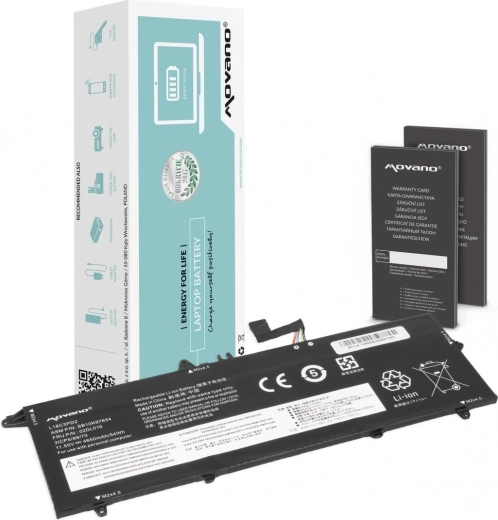Bateria Movano do Lenovo ThinkPad T490s / T495s / T14s (L18C3PD2) 4650 mAh 54 Wh