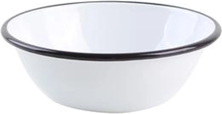 Emaliowana miska 16 cm biała