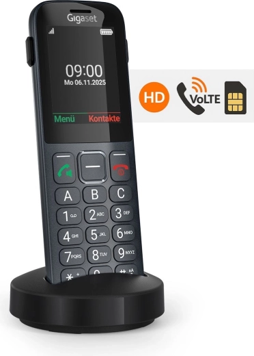 Gigaset Comfort 600 SIM 4G telefon komórkowy dla seniorów