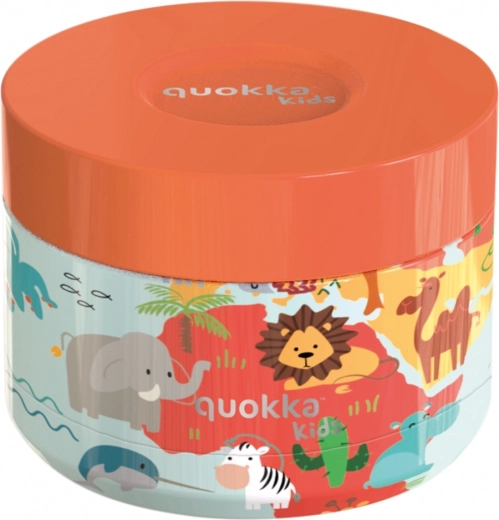 Stalowy termos na jedzenie Quokka Whim Map of Life 360 ml
