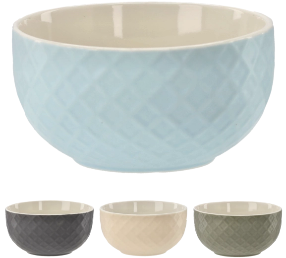 Porcelanowa miska Karo 550 ml, zestaw 4 szt.