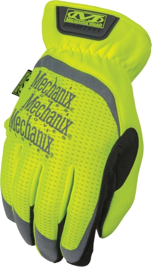 Rękawice robocze Mechanix FastFit Hi‑Viz, żółte, rozmiar L