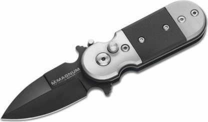 Magnum Black Lightning automatyczny nóż składany 5 cm, czarny, G10