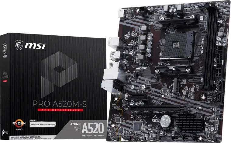 Płyta główna MSI PRO A520M-S