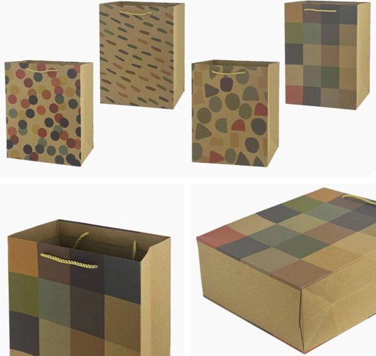 Torba prezentowa 40 × 30 × 12 cm – mix motywów