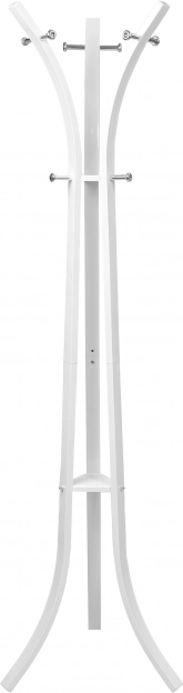 biały stojący wieszak na ubrania ModernHome