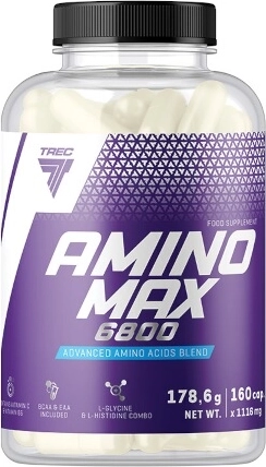 Trec Amino Max 6800 – aminokwasy w kapsułkach (160 kapsułek)