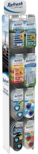 Stojak CALIFORNIA SCENTS Refresh Sidekick do kratki nawiewu, pojemność 64 opakowań