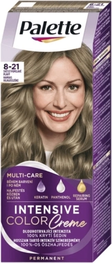 Palette Intensive Color Creme 8-21 jasny popielaty blond farba do włosów 50 ml