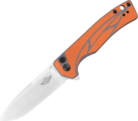 Oknife Mettle pomarańczowy nóż kieszonkowy 8 cm G10