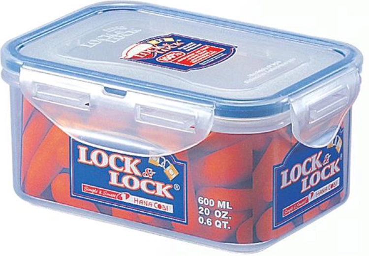 Pojemnik na żywność LOCKnLOCK prostokątny 600 ml