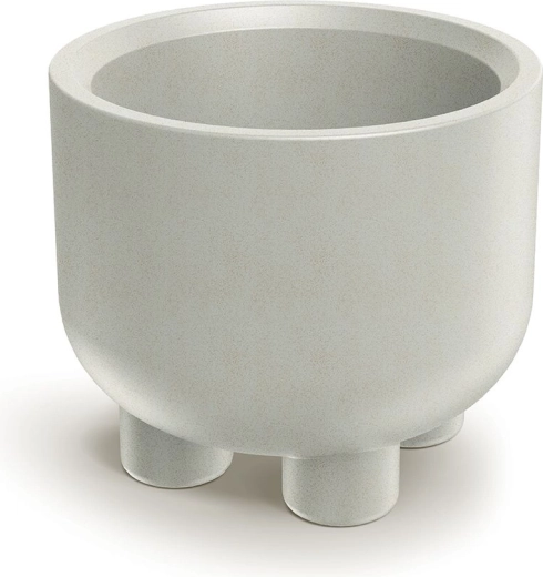 Donica z nóżkami Molta Round 60 cm – piaskowa, 55 l