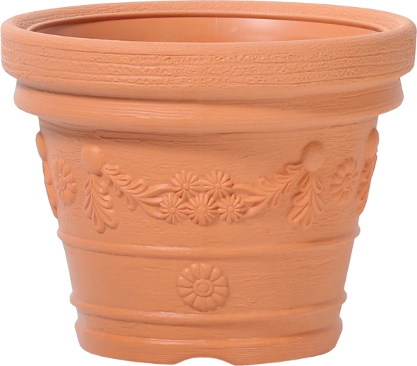 Donica Decora 45 cm ceglasty plastikowy