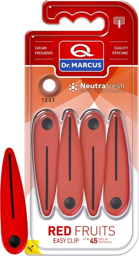 Dr. Marcus Easy Clip odświeżacz powietrza do samochodu Red Fruits
