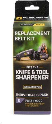 Work Sharp zapasowe pasy ścierne P6000 drobne (zestaw 6 szt.)