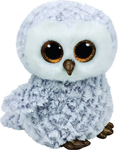 Maskotka TY Beanie Boos Owlette - Biała sowa 24 cm