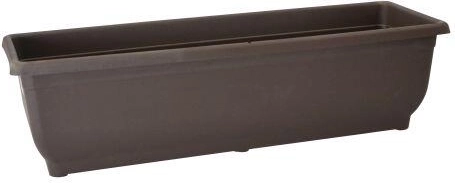 Samonawadniająca donica balkonowa Aqua Gloria 60 cm brązowa bez podstawki