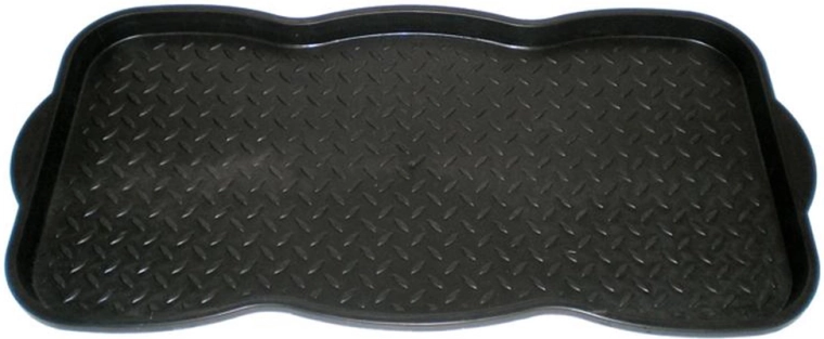 Plastowa mata na buty TORO 73 × 38 cm z podwyższonym rantem