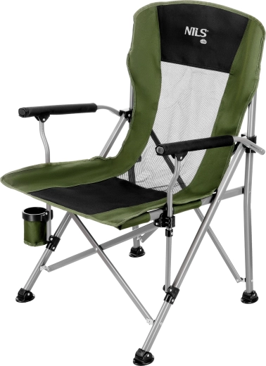 Składane krzesło kempingowe NILS Camp zielone