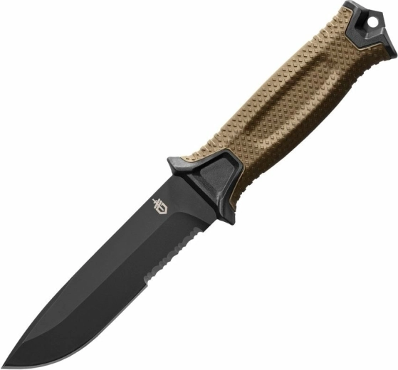 Gerber Strongarm nóż outdoorowy 12,7 cm (częściowo ząbkowany), black/coyote