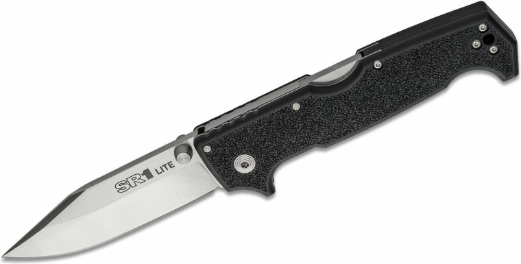 Cold Steel SR1 Lite nóż kieszonkowy 10 cm czarny Griv-Ex