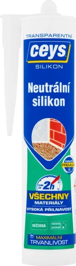 Silikon neutralny transparentny 280 ml CEYS