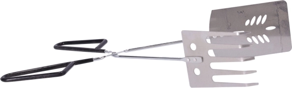 Chromowane szczypce do grilla 38 cm