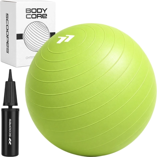 Piłka gimnastyczna BodyCore 55 cm zielona