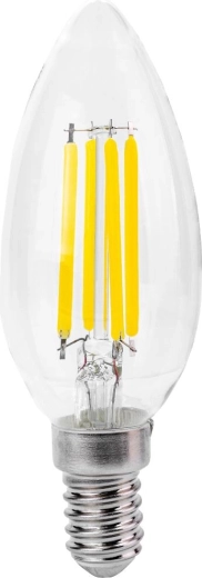 Żarówka LED filamentowa Retlux E14 4 W, ciepła biel