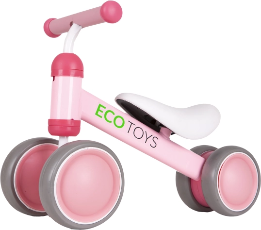 Różowy jeździk dla dzieci ECO TOYS