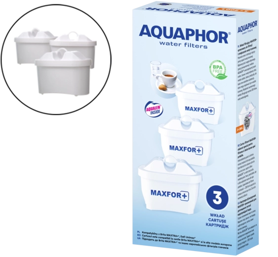 Zestaw wkładów filtrujących AQUAPHOR MAXFOR B25, 3 szt.