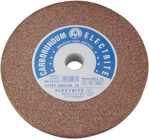 Tarcza ścierna 175 × 20 × 20 mm, biały korund A99, ziarnistość 24