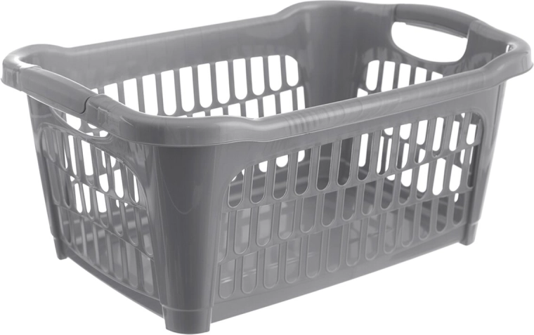Hobby otwarty kosz na pranie 25 l, szary
