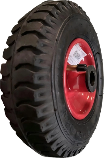 Pompowane metalowe koło do wózka transportowego 224 mm, piasta 20 mm z łożyskiem igiełkowym