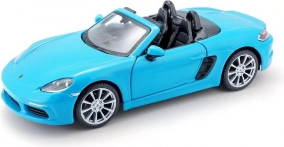 Porsche 718 Boxster 1:24 niebieski model BBurago