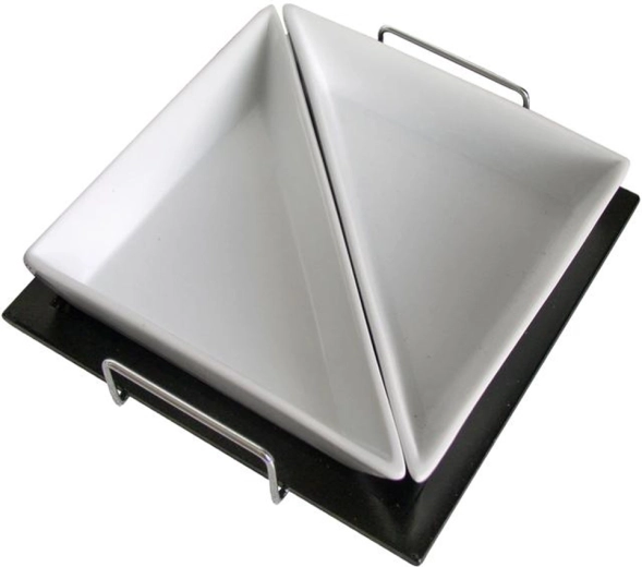 Zestaw do serwowania misek z tacą Toro kwadratowy