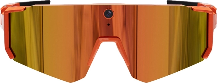 Sportowe inteligentne okulary z kamerą Colmi V06 AI pomarańczowe